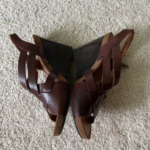 Franco Sarto brown sandals